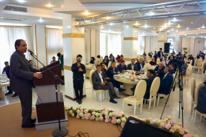 حضور مهندس موهبتی در مراسم گرامیداشت روز پرستار شهرستان مبارکه