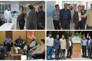 بازدید معاون دانشجویی و فرهنگی دانشگاه از بیمارستان خورشید 
