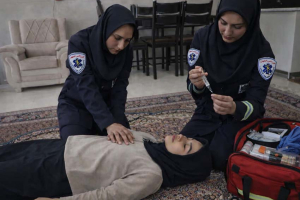 نخستین احیای موفق پایگاه اورژانس بانوان اصفهان