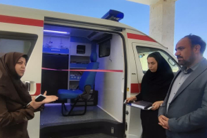 آمبولانس مجهز به ICU و CCU در بیمارستان سردار شهید قاسم سلیمانی ورزنه به بهره‌برداری رسید