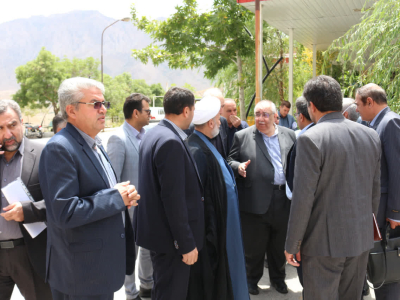 بازدید رییس دانشگاه از بیمارستان شهرستان فریدونشهر