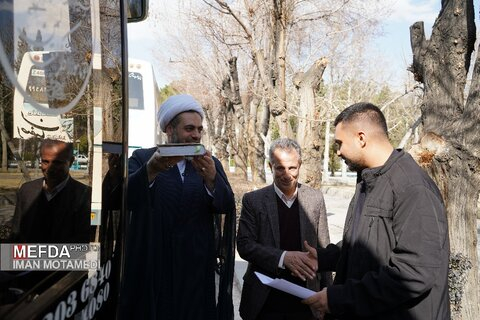 آیین بدرقه کاروان راهیان نور دانشگاه؛