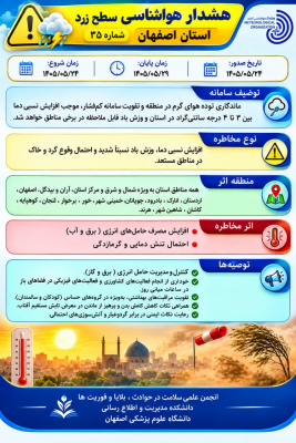  آلودگی هوا/ ارائه توصیه های بهداشتی 
