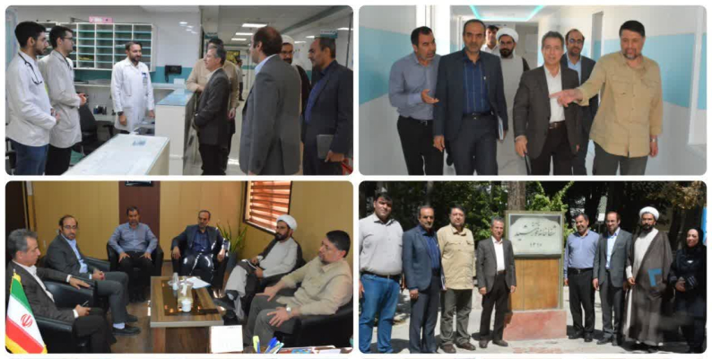 بازدید معاون دانشجویی و فرهنگی دانشگاه از بیمارستان خورشید  بازدید معاون دانشجویی و فرهنگی دانشگاه از بیمارستان خورشید