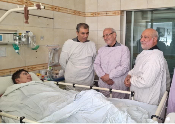 نجات جوان ۱۷ ساله با ۹۵ درصد سوختگی