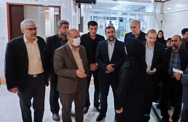 بازدید دکتر میر محمدی عضو هیات رئیسه مجلس شورای اسلامی از بیمارستان بهنیاء شهرستان تیران و کرون