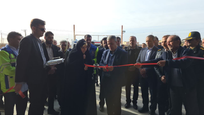 افتتاح دومین پایگاه اورژانس هوایی استان اصفهان در شهرستان خور و بیابانک