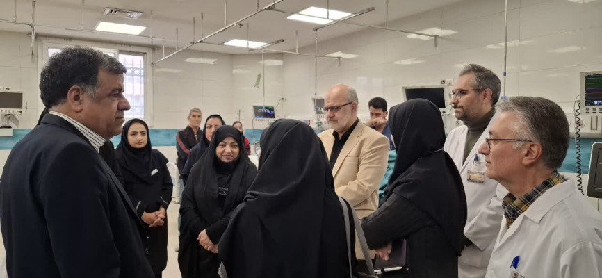 بازدید معاون آموزشی وزارت بهداشت درمان و آموزش پزشکی از برخی مراکز آموزشی درمانی دانشگاه 