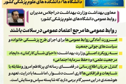 اجلاس مدیران روابط عمومی دانشگاه های علوم پزشکی کشور