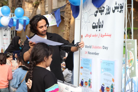 برپایی غرفه‌های سلامت به مناسبت روز جهانی دیابت