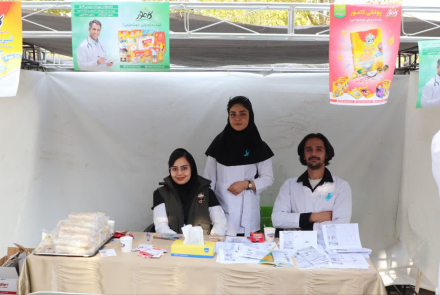 برنامه غربالگری و آموزش به مناسبت روز جهانی دیابت در دانشکده پرستاری و مامایی