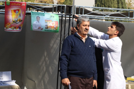 برنامه غربالگری و آموزش به مناسبت روز جهانی دیابت در دانشکده پرستاری و مامایی