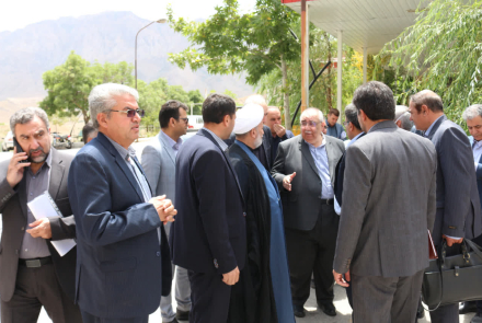 بازدید رییس دانشگاه از بیمارستان شهرستان فریدونشهر