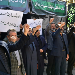 حضور پرشور دانشگاهیان در راهپیمایی ۱۳ آبان