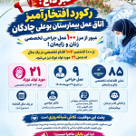 ثبت رکورد افتخارآمیز ۱۰۷ عمل جراحی تخصصی زنان و زایمان در شهرستان چادگان